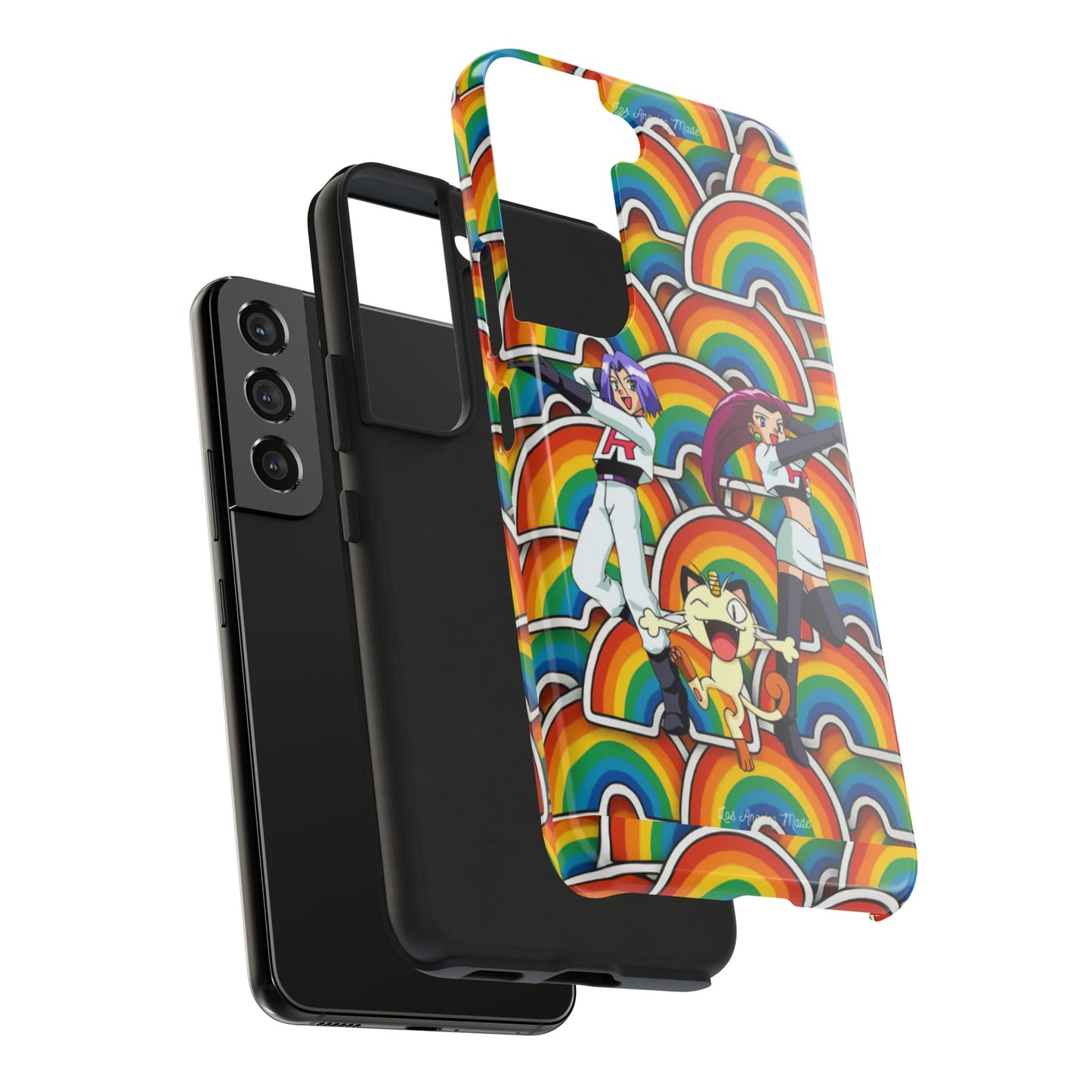 Los Angelez Made x Team Rocket Rainbow Emoji Tough Phone Case