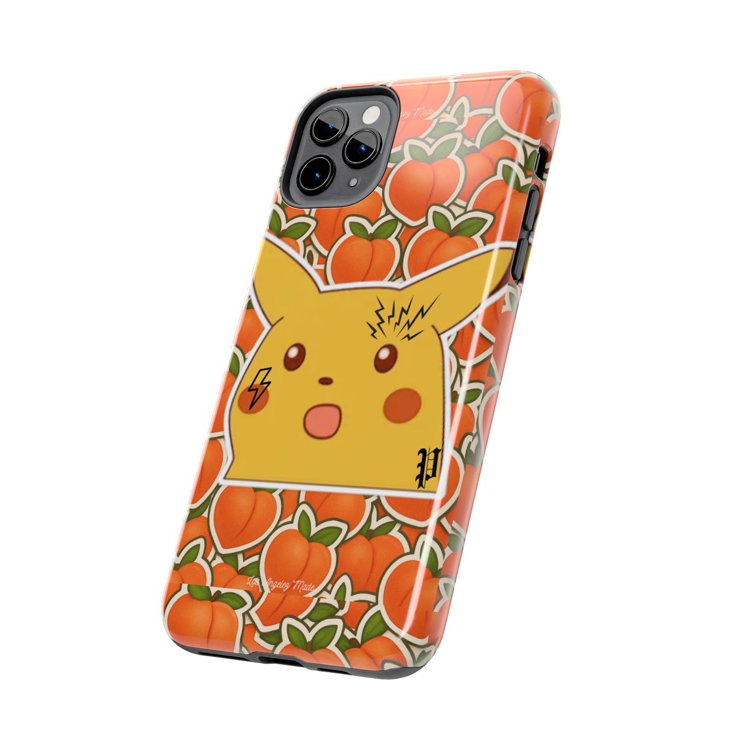 Los Angelez Made x Shocked Pika Peach Tough Phone Case