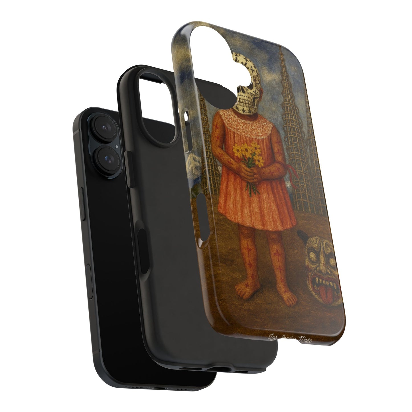 Los Angelez Made x Girl With Death Mask Tough Phone Case