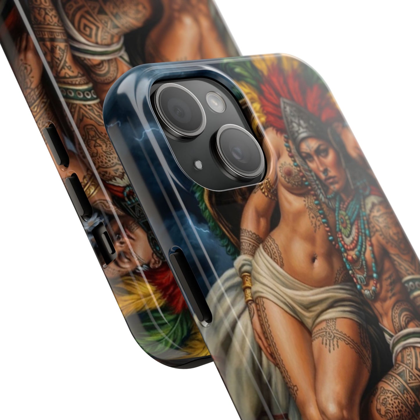 Los Angelez Made x Aztec Lesbian Pride Tough Phone Case