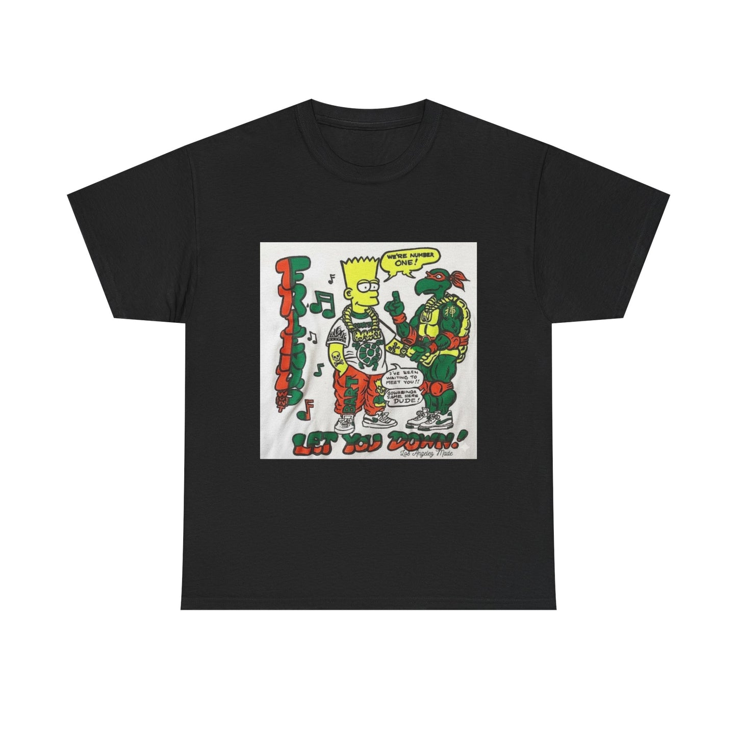 Los Angelez Made x Bart & TMNT Unisex Heavy Cotton T-Shirt