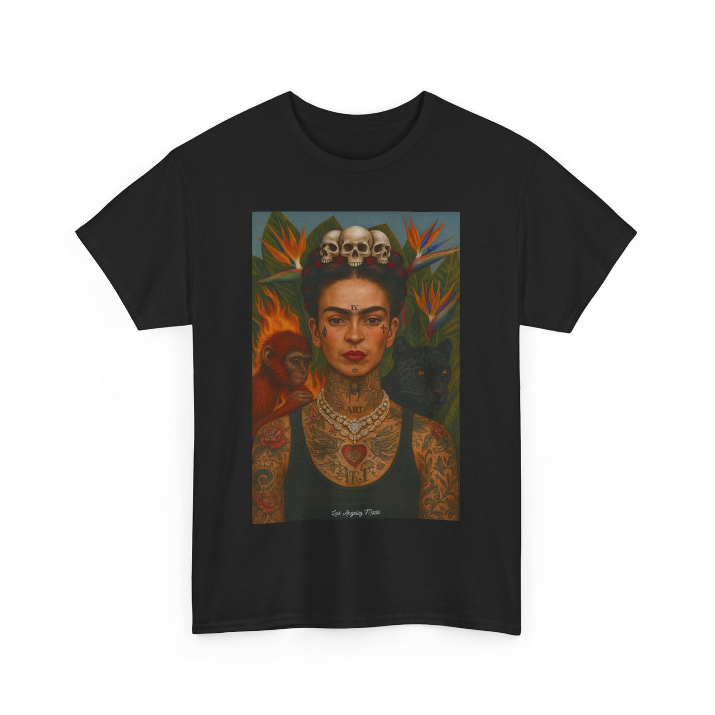 Los Angelez Made x Frida Kahlo Unisex Heavy Cotton T-Shirt