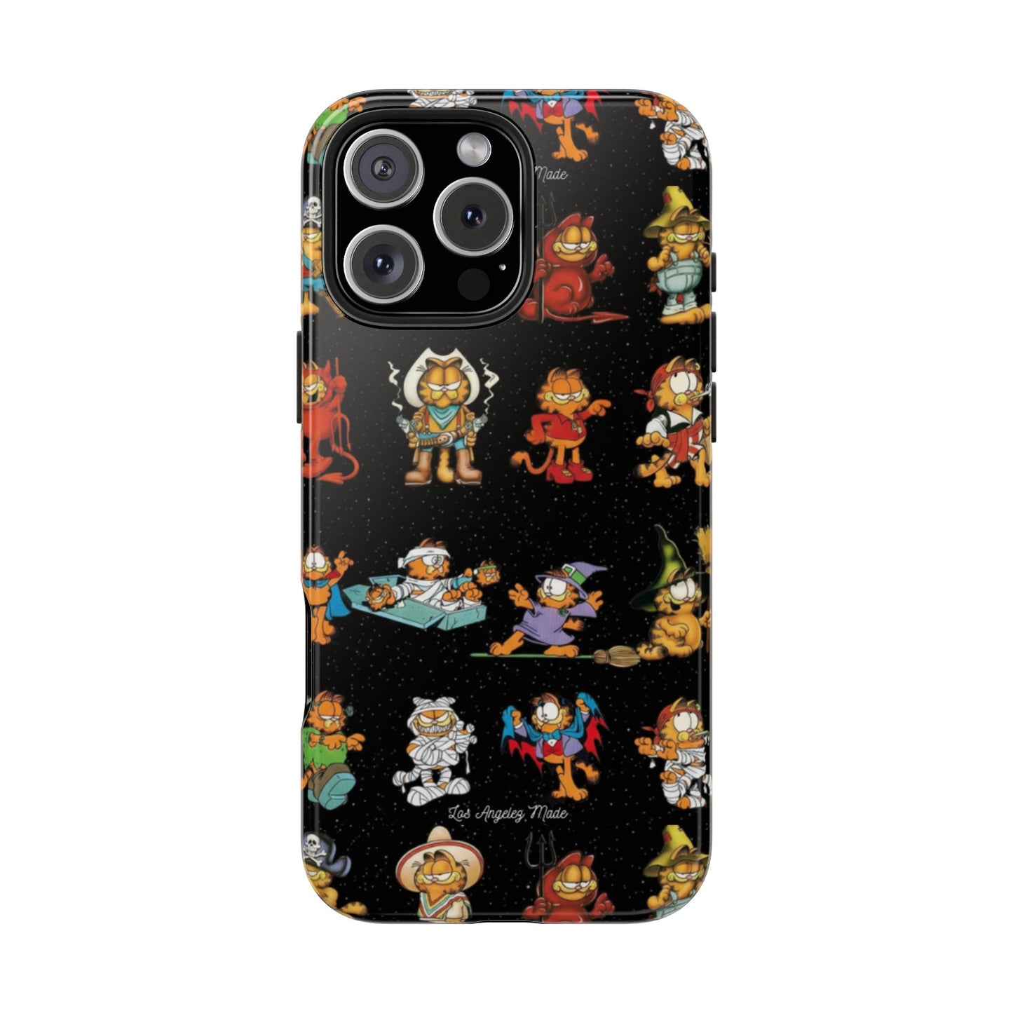 Los Angelez Made x Garfield Halloween Sticker Sheet Tough Phone Case