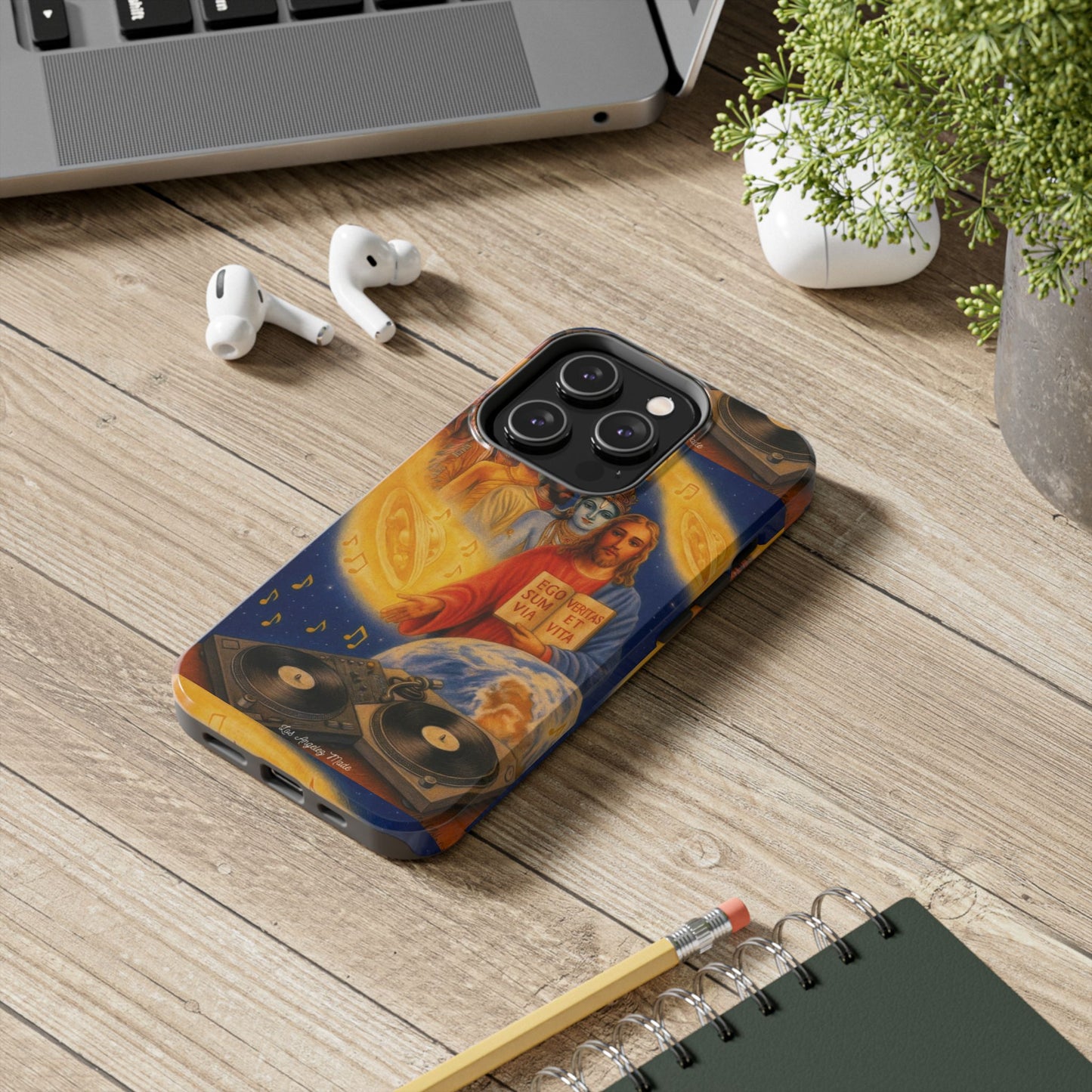 Los Angelez Made x God Is A DJ Tough Phone Case