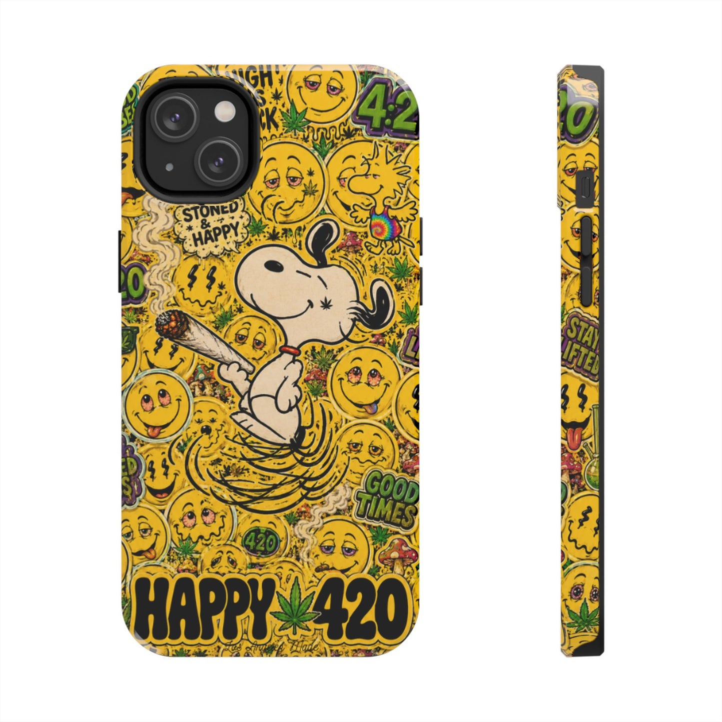Los Angelez Made x 420 Happy Snoopy Tough Phone Case
