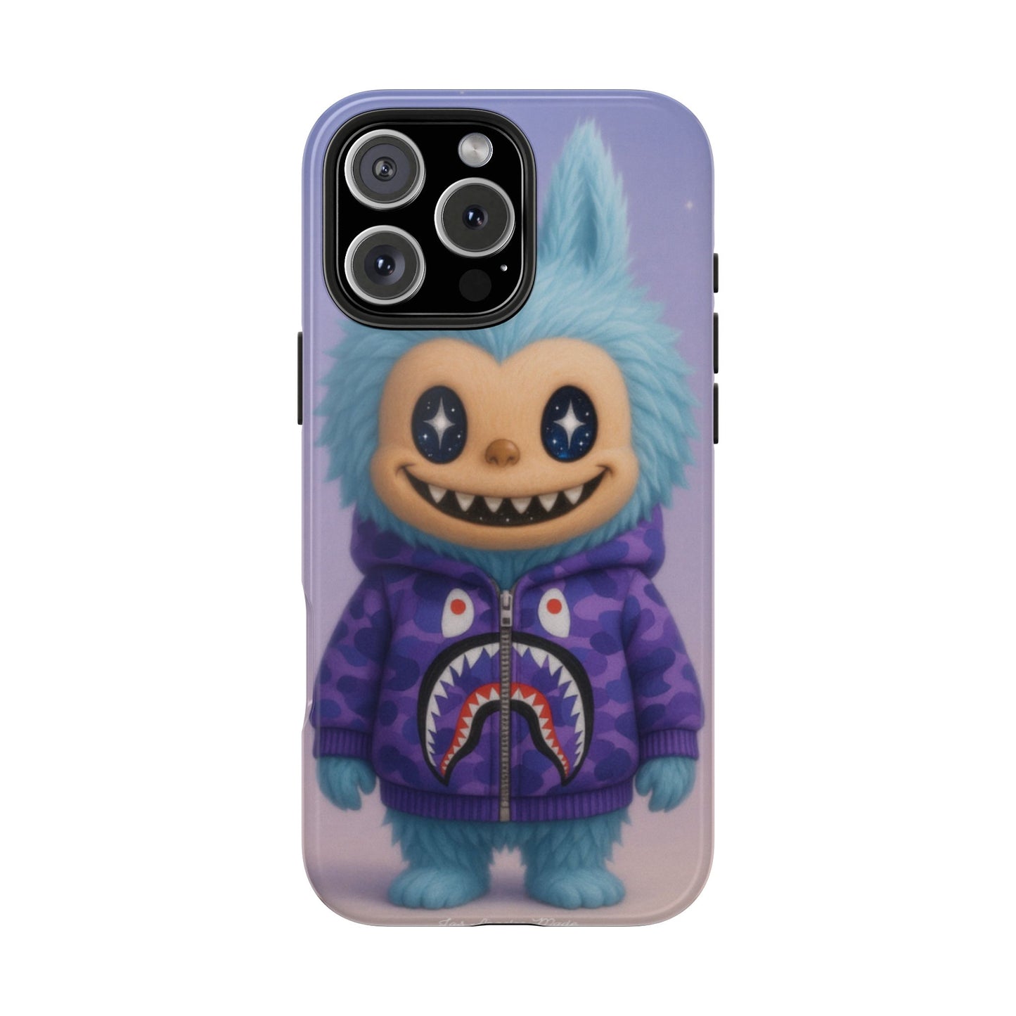Los Angelez Made x Labubu BAPE Hoodie Tough Phone Case
