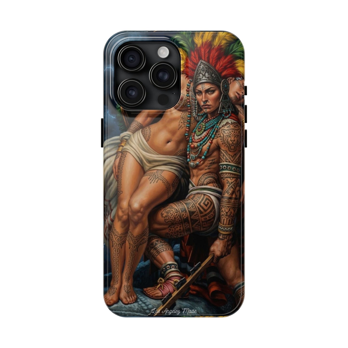 Los Angelez Made x Aztec Lesbian Pride Tough Phone Case