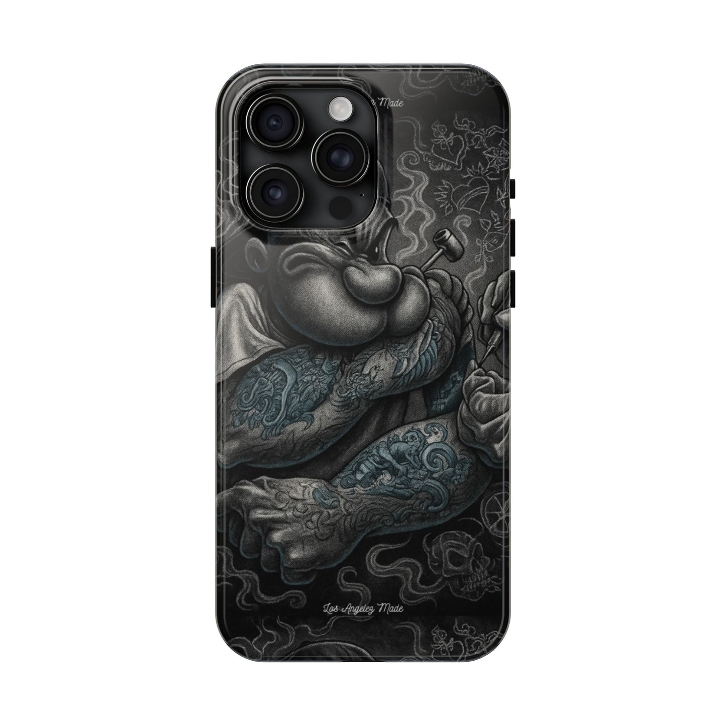 Los Angelez Made x Popeye Getting Tatted Tough Phone Case