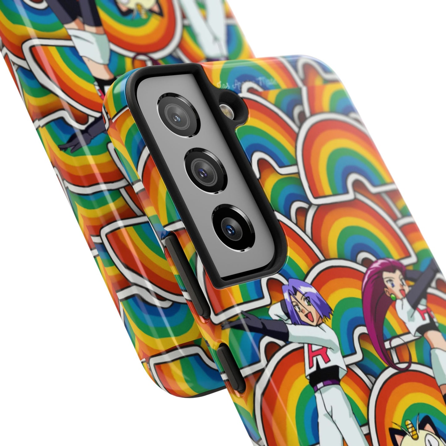 Los Angelez Made x Team Rocket Rainbow Emoji Tough Phone Case