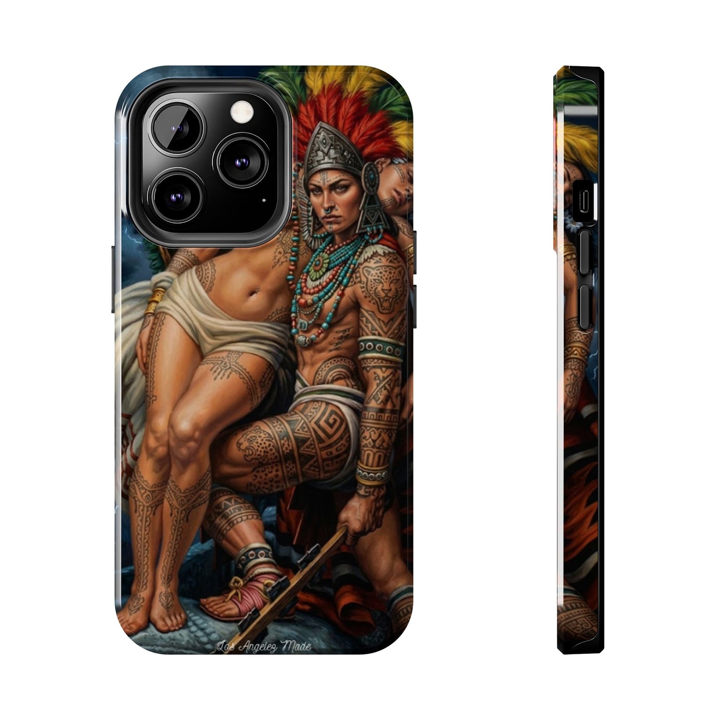Los Angelez Made x Aztec Lesbian Pride Tough Phone Case