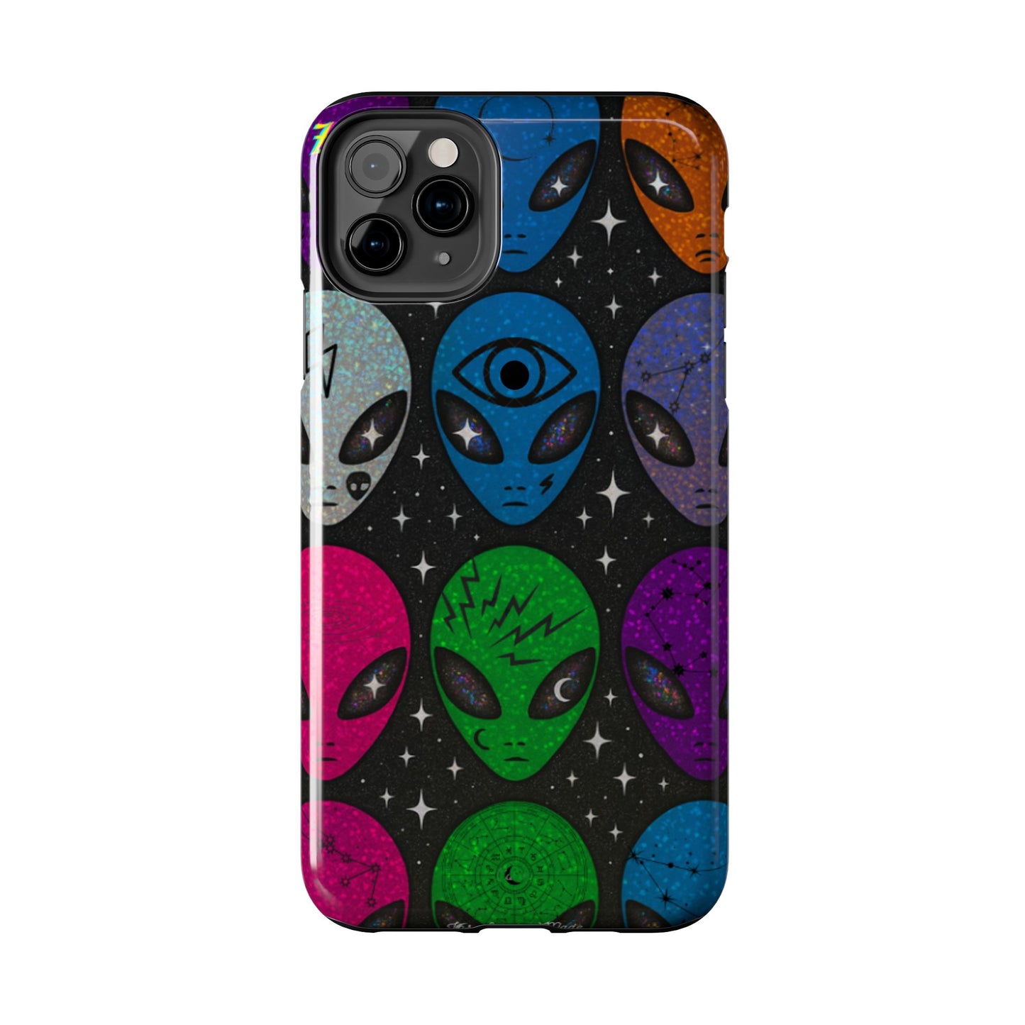 Los Angelez Made x Y2K Alien Sticker Sheet Tough Phone Case