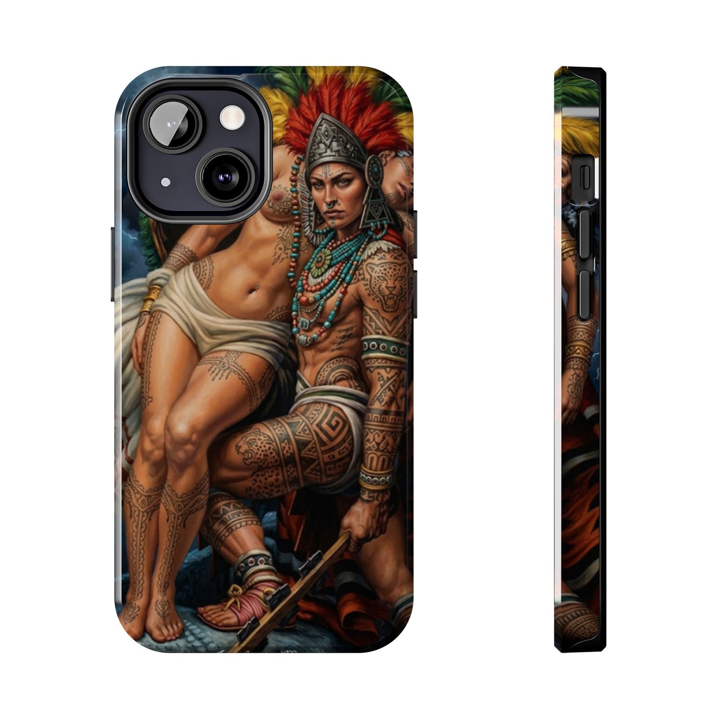 Los Angelez Made x Aztec Lesbian Pride Tough Phone Case