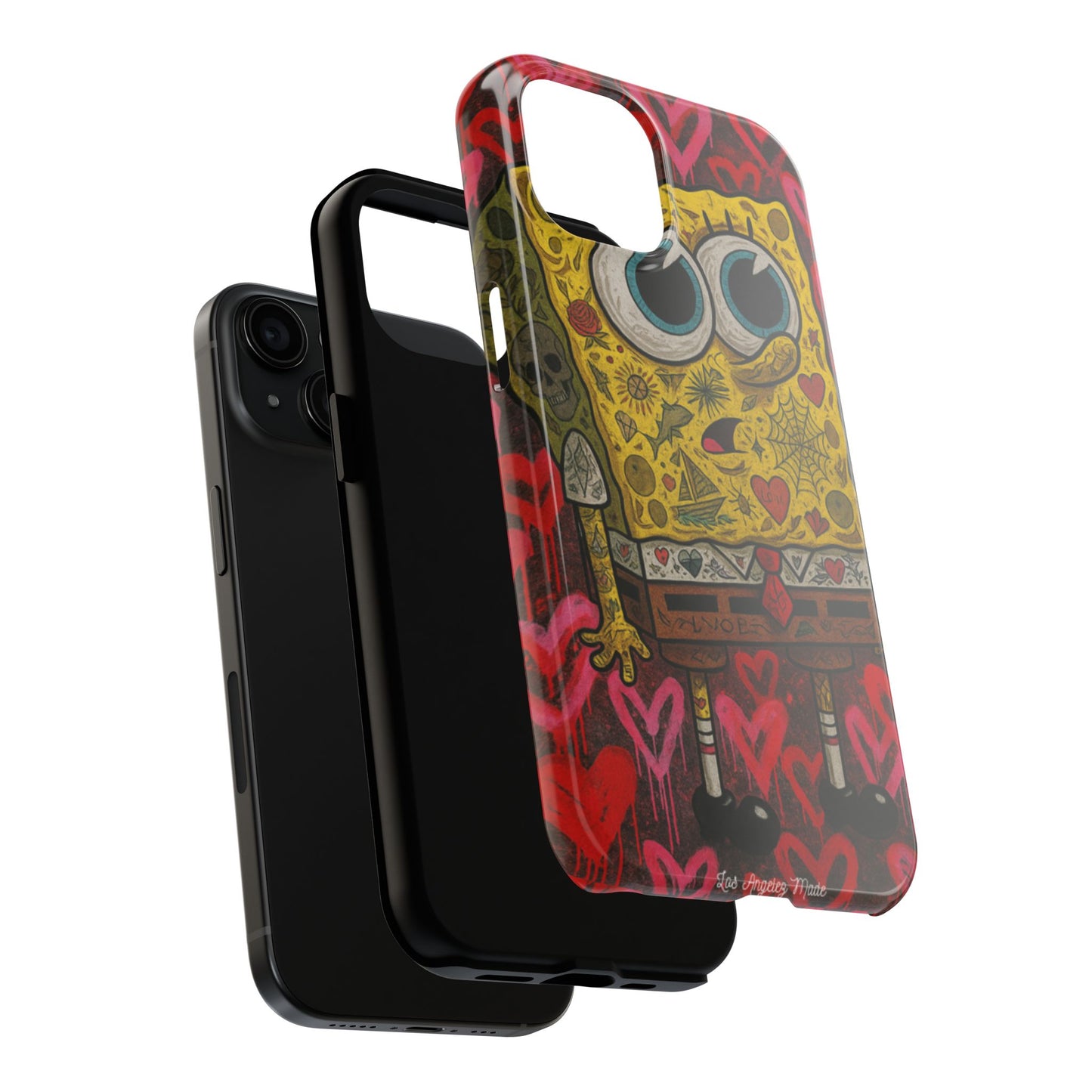 Los Angelez Made x Tatted Spongebob Tough Phone Case