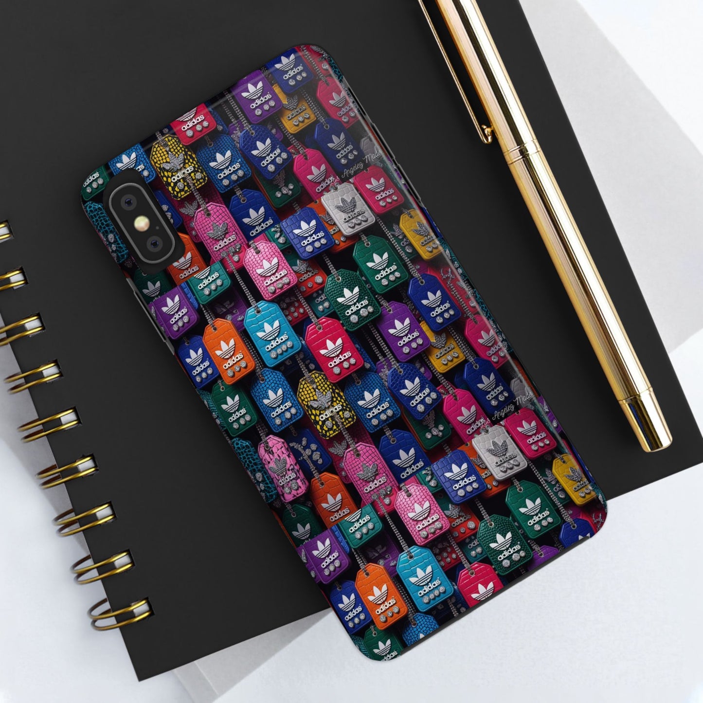 Los Angelez Made x Adidas Leather Tags Tough Phone Case