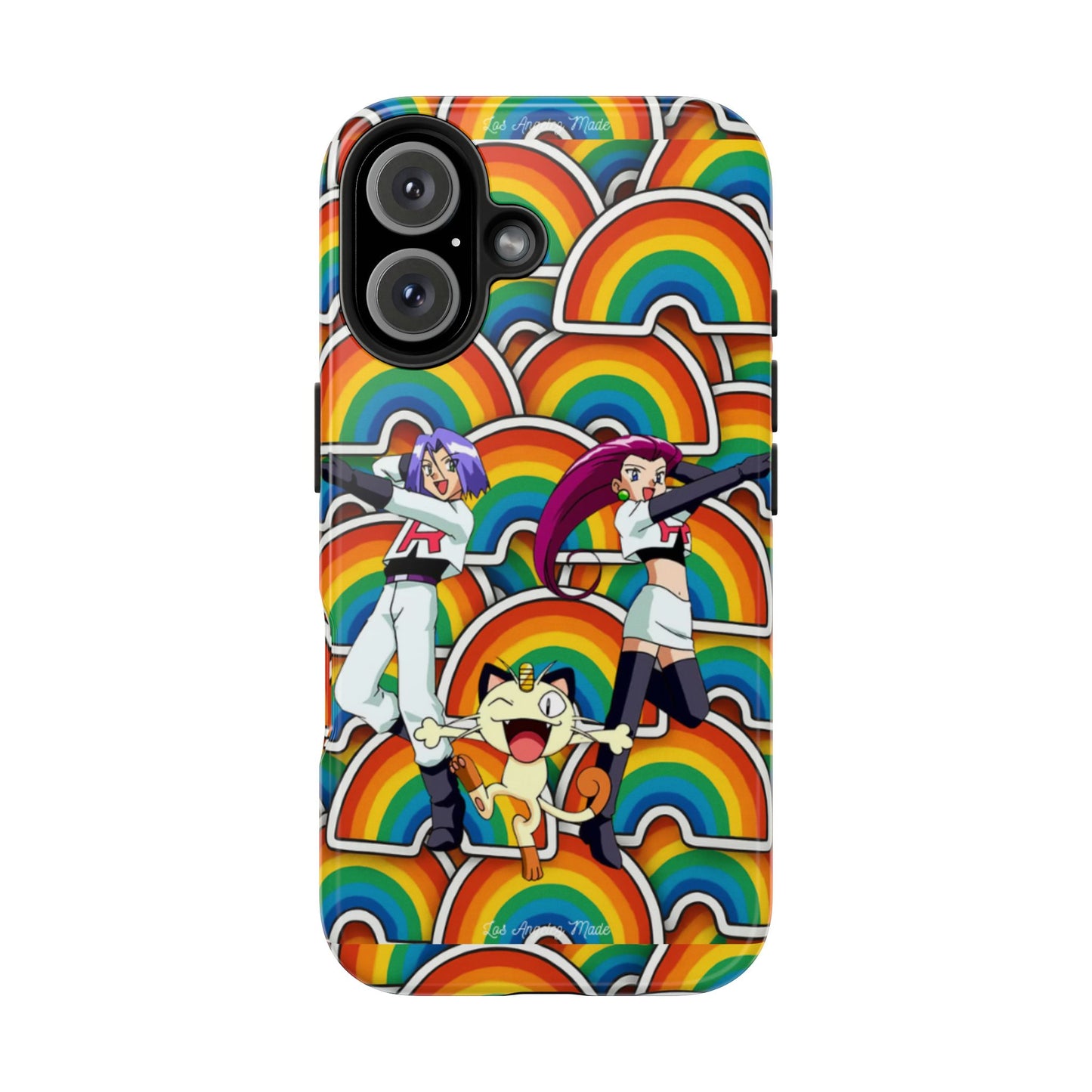 Los Angelez Made x Team Rocket Rainbow Emoji Tough Phone Case