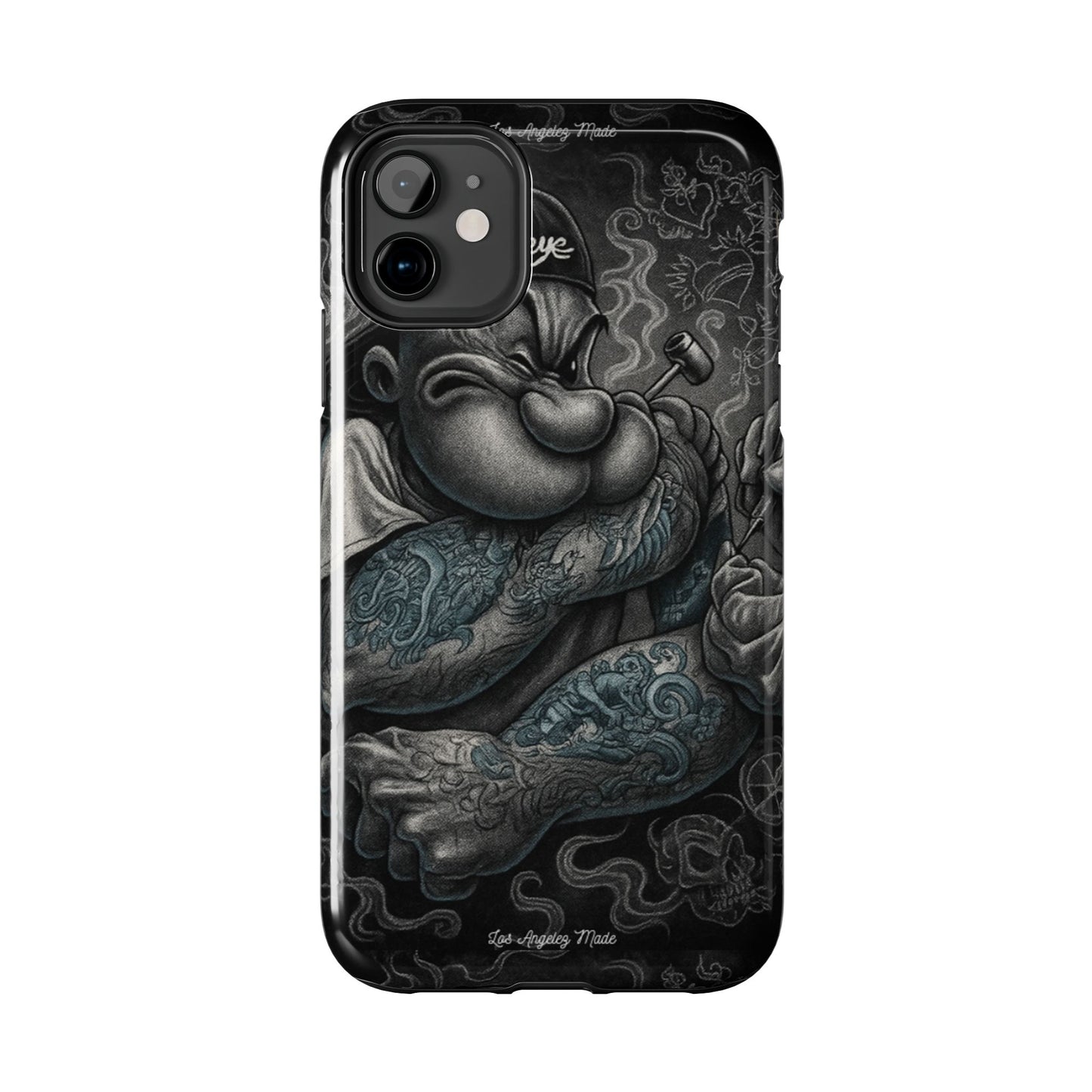 Los Angelez Made x Popeye Getting Tatted Tough Phone Case