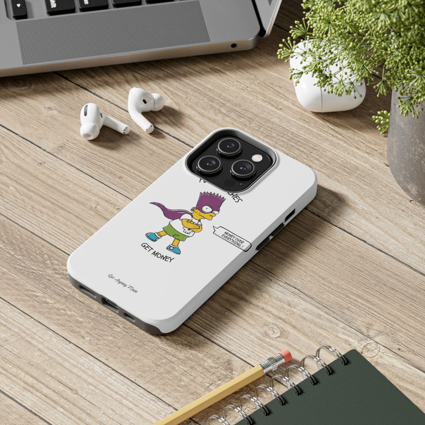 Los Angelez Made x Bart Get Money Tough Phone Case