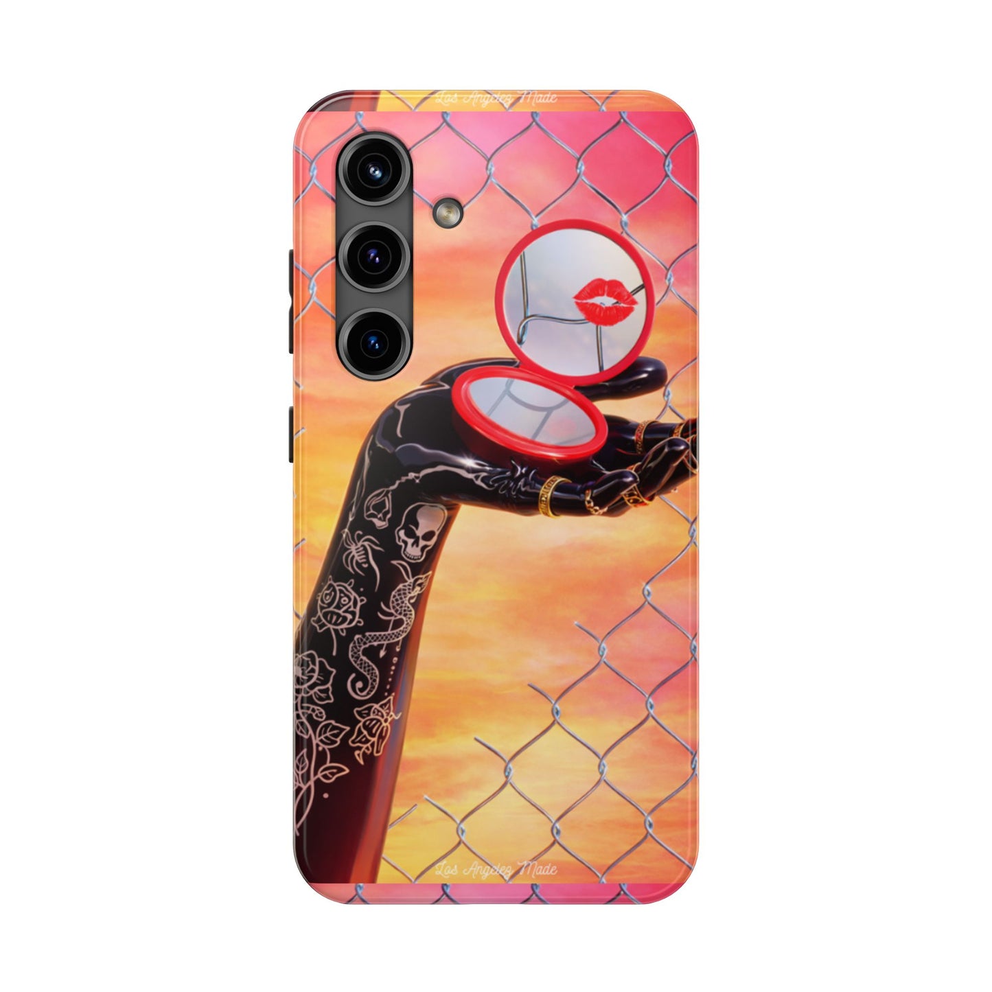 Los Angelez Made x Compact Kiss Tough Phone Case