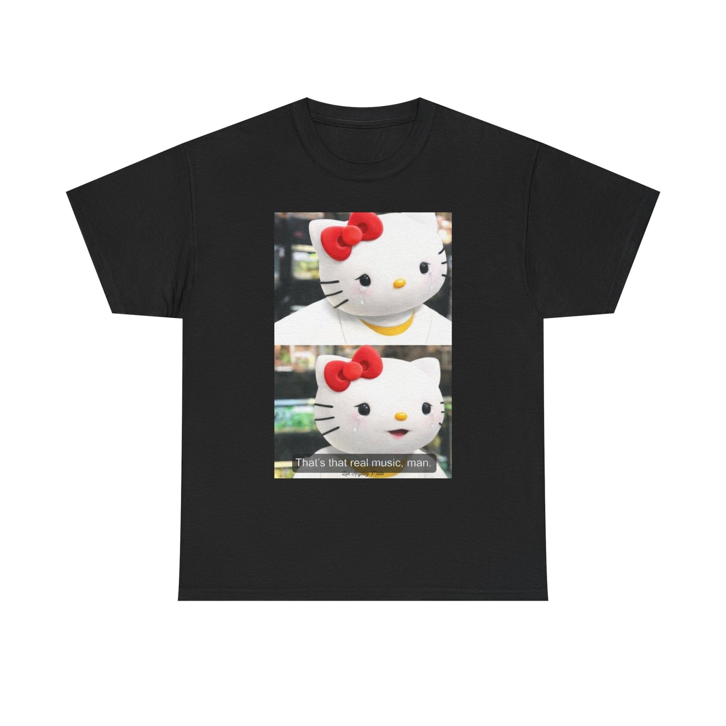 Los Angelez Made x Hello Kitty x Lil B Meme Unisex Heavy Cotton T-Shirt