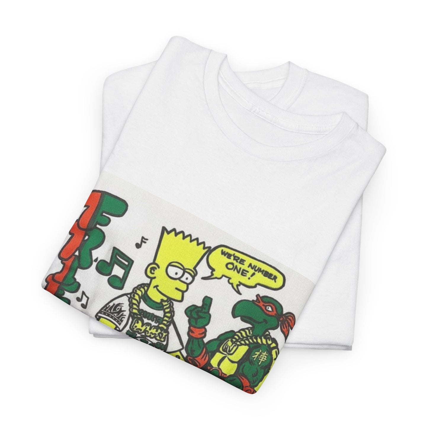 Los Angelez Made x Bart & TMNT Unisex Heavy Cotton T-Shirt