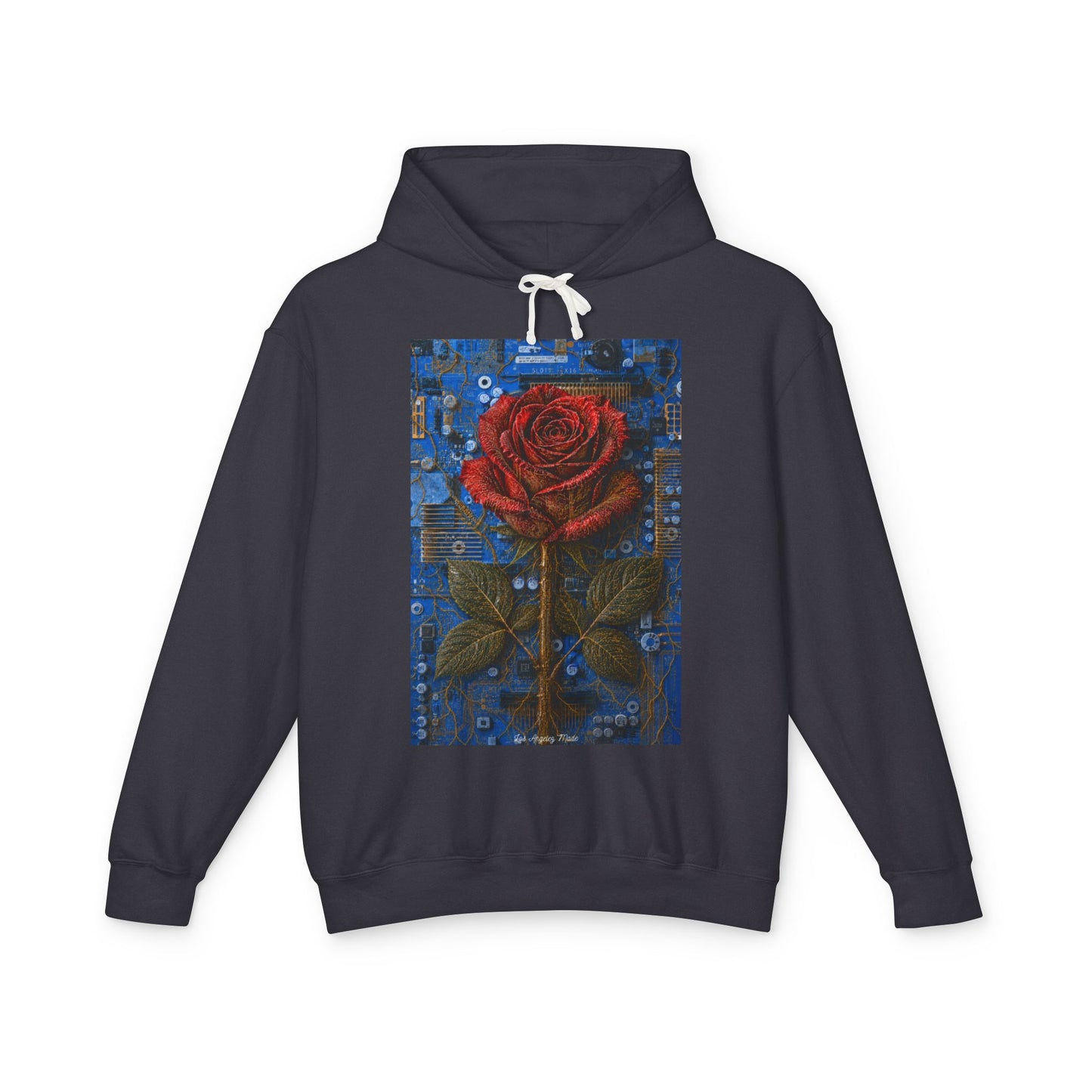 Los Angelez Made x Wired Bloom Hoodie Unisex Lightweight Hooded Sweatshirt