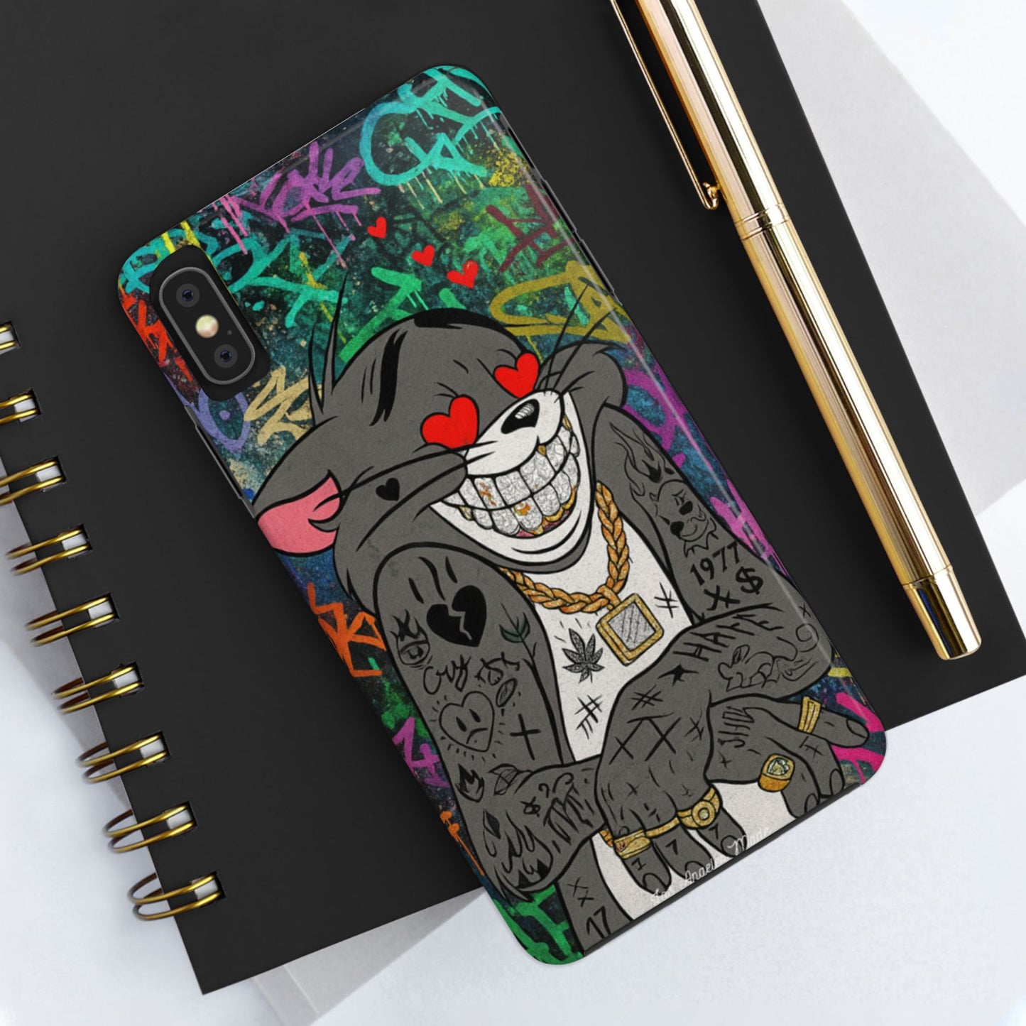 Los Angelez Made x Tom In Love Tough Phone Case