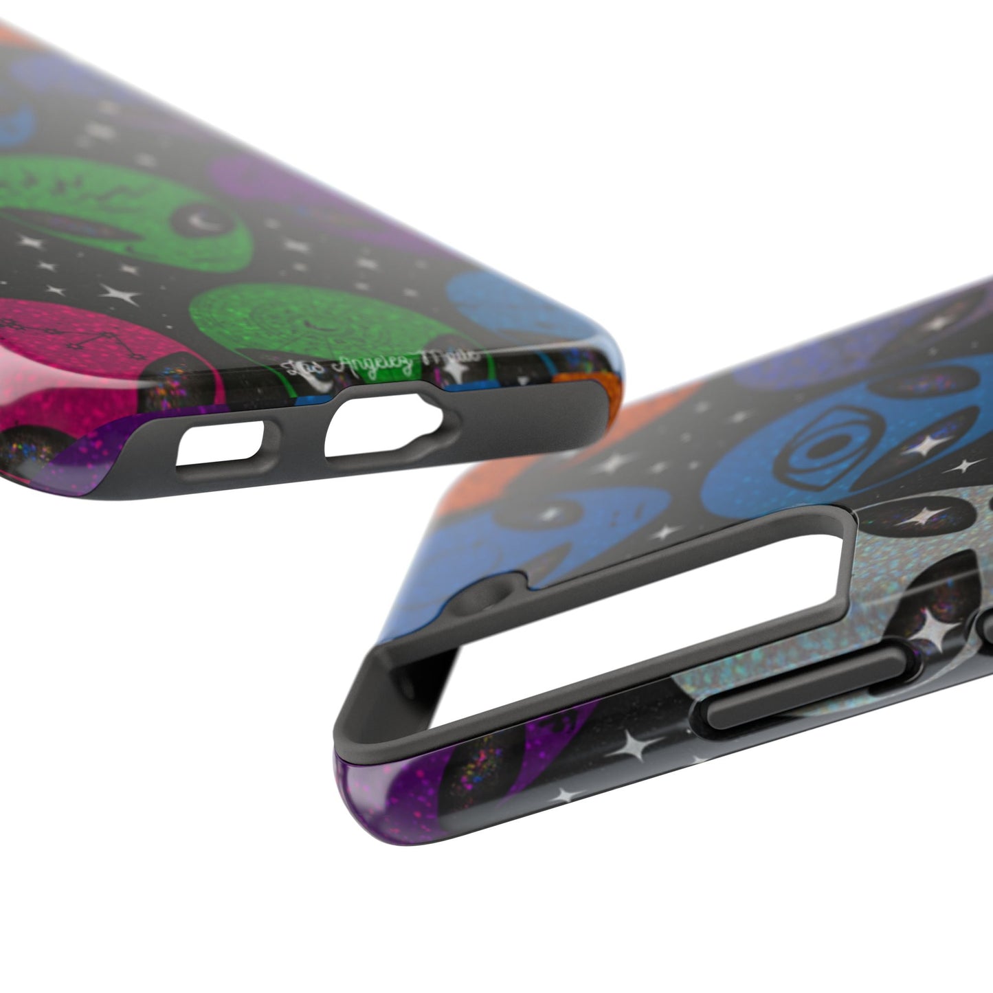 Los Angelez Made x Y2K Alien Sticker Sheet Tough Phone Case