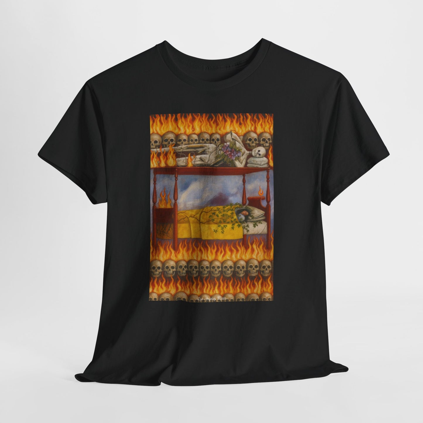 Los Angelez Made x Frida Kahlo El Sueno Unisex Heavy Cotton T-Shirt