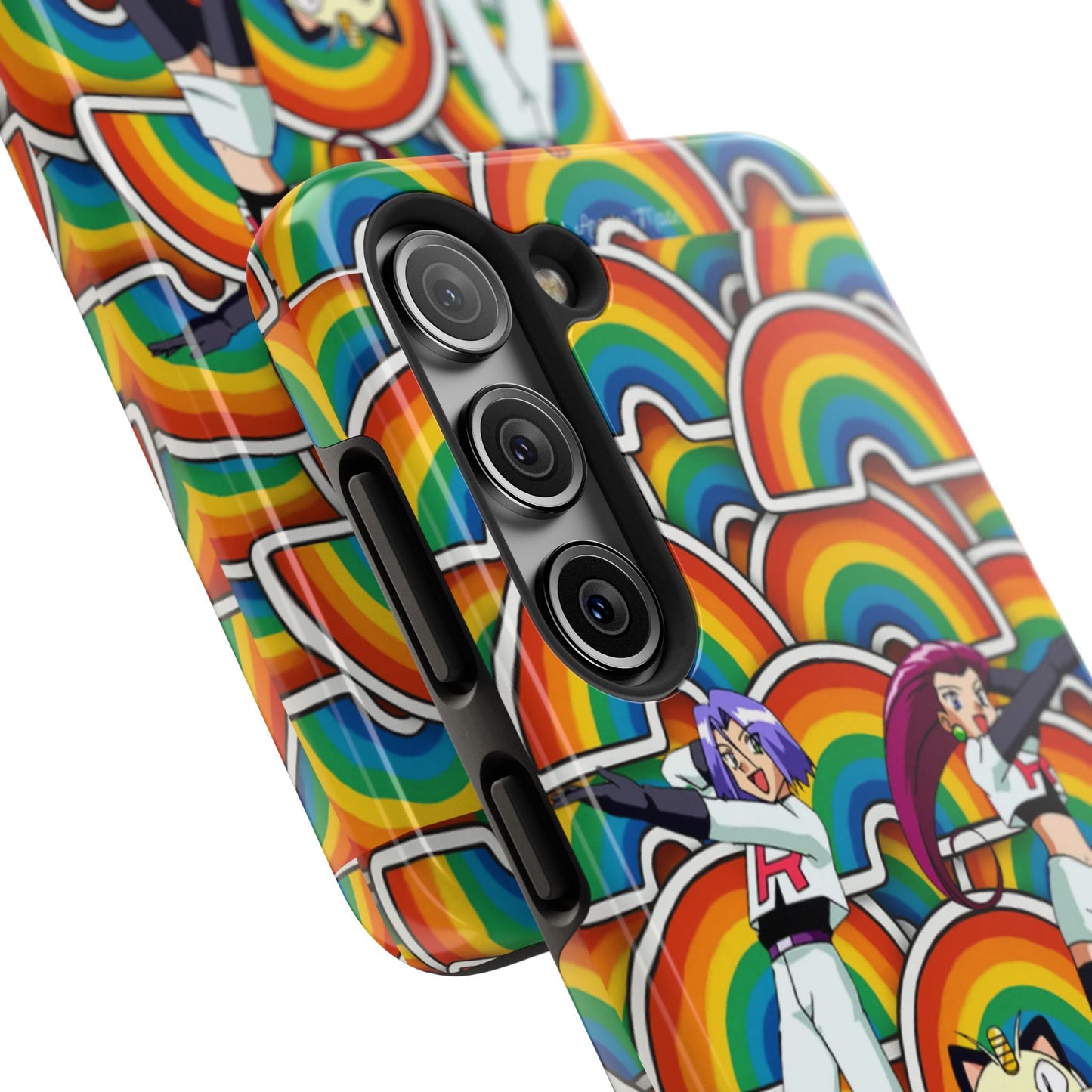 Los Angelez Made x Team Rocket Rainbow Emoji Tough Phone Case