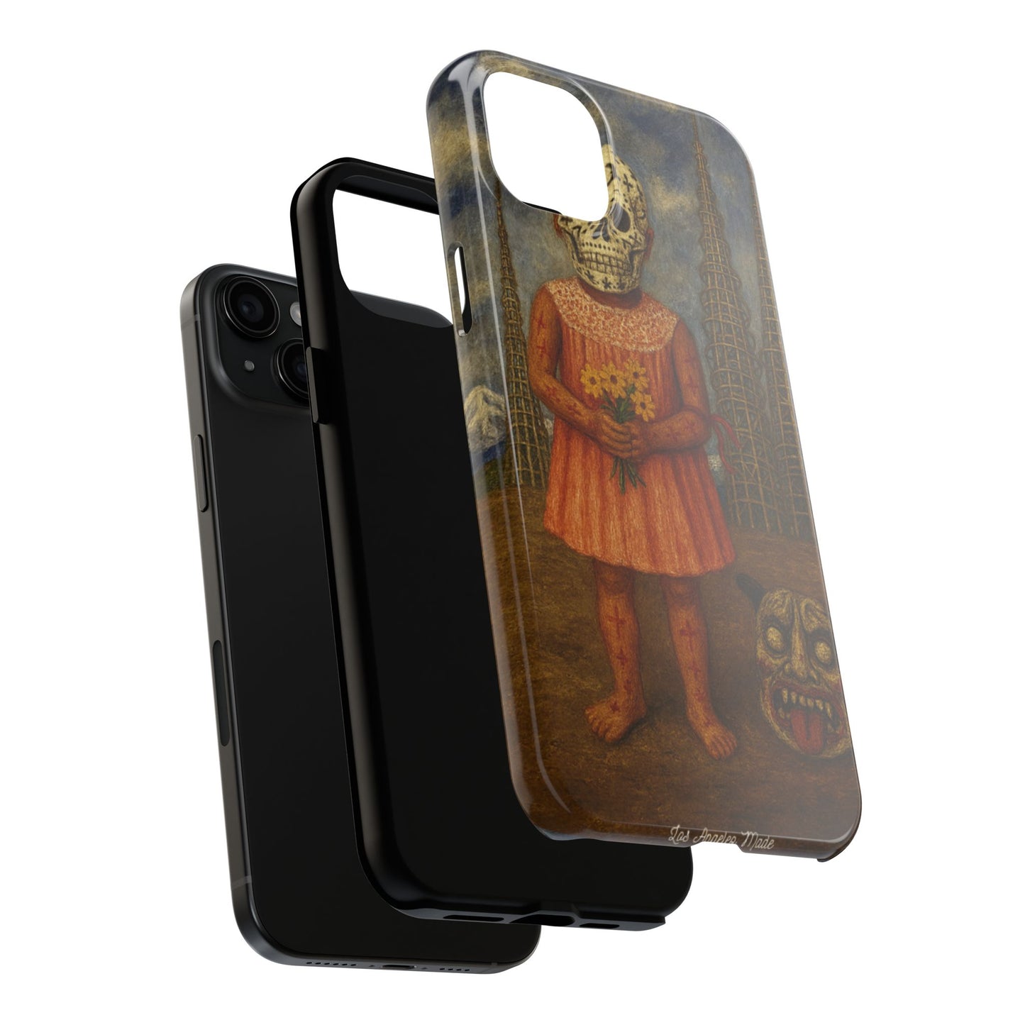 Los Angelez Made x Girl With Death Mask Tough Phone Case