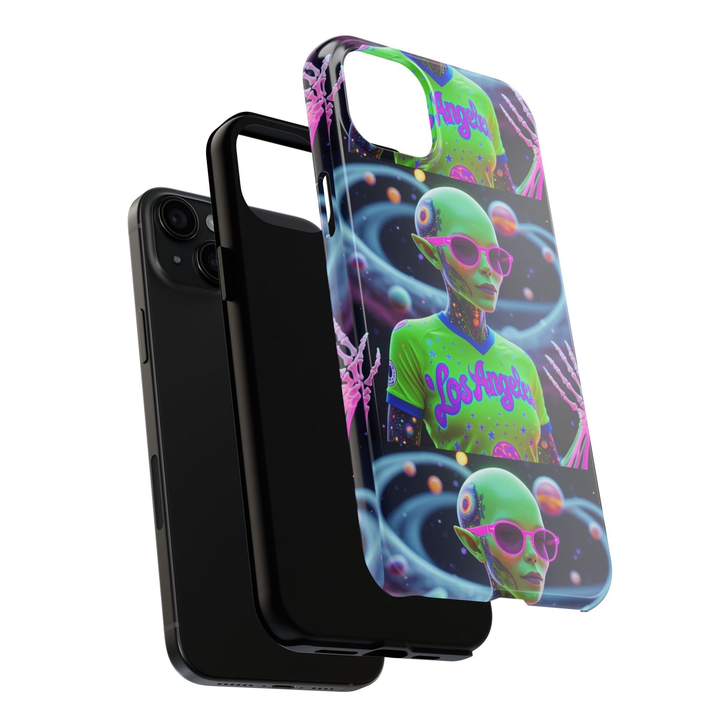 Los Angelez Made x Neon Alien Tough Phone Case