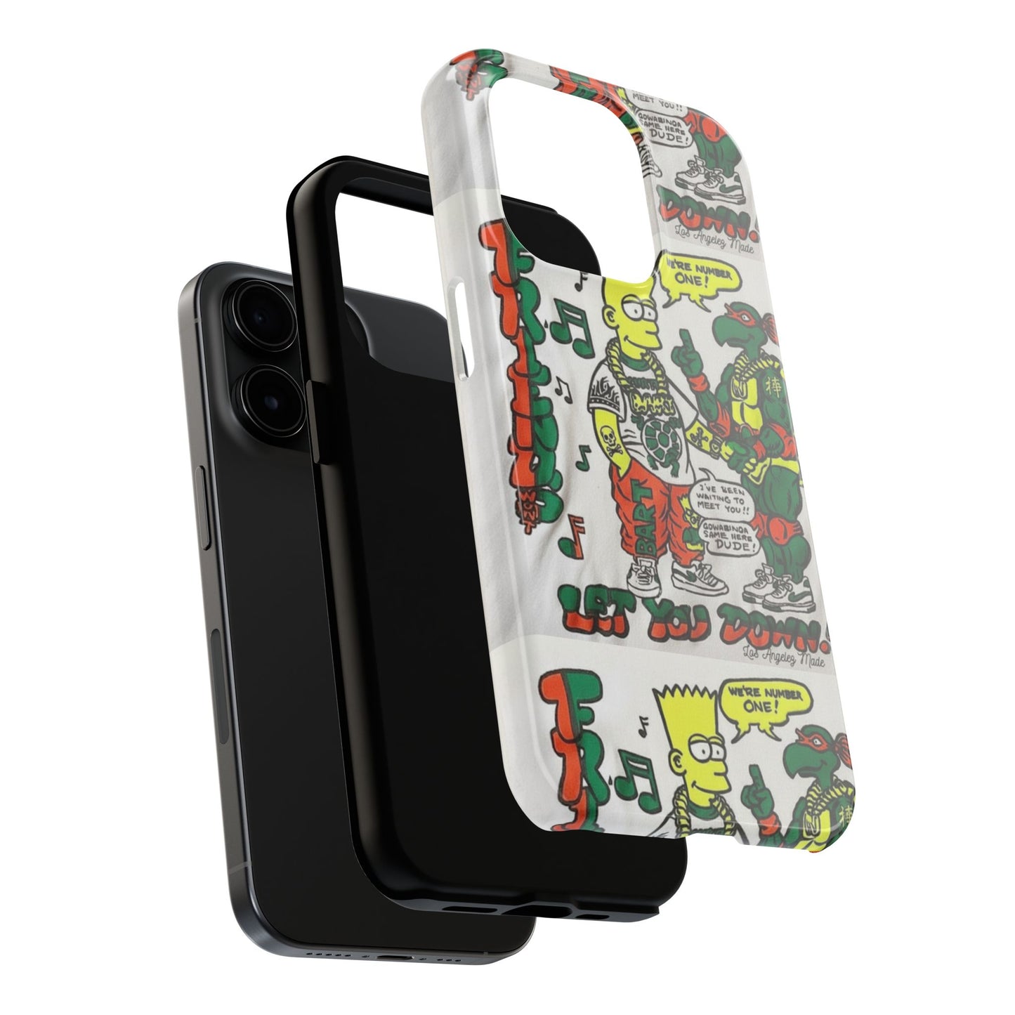 Los Angelez Made x Bart & TMNT Tough Phone Case