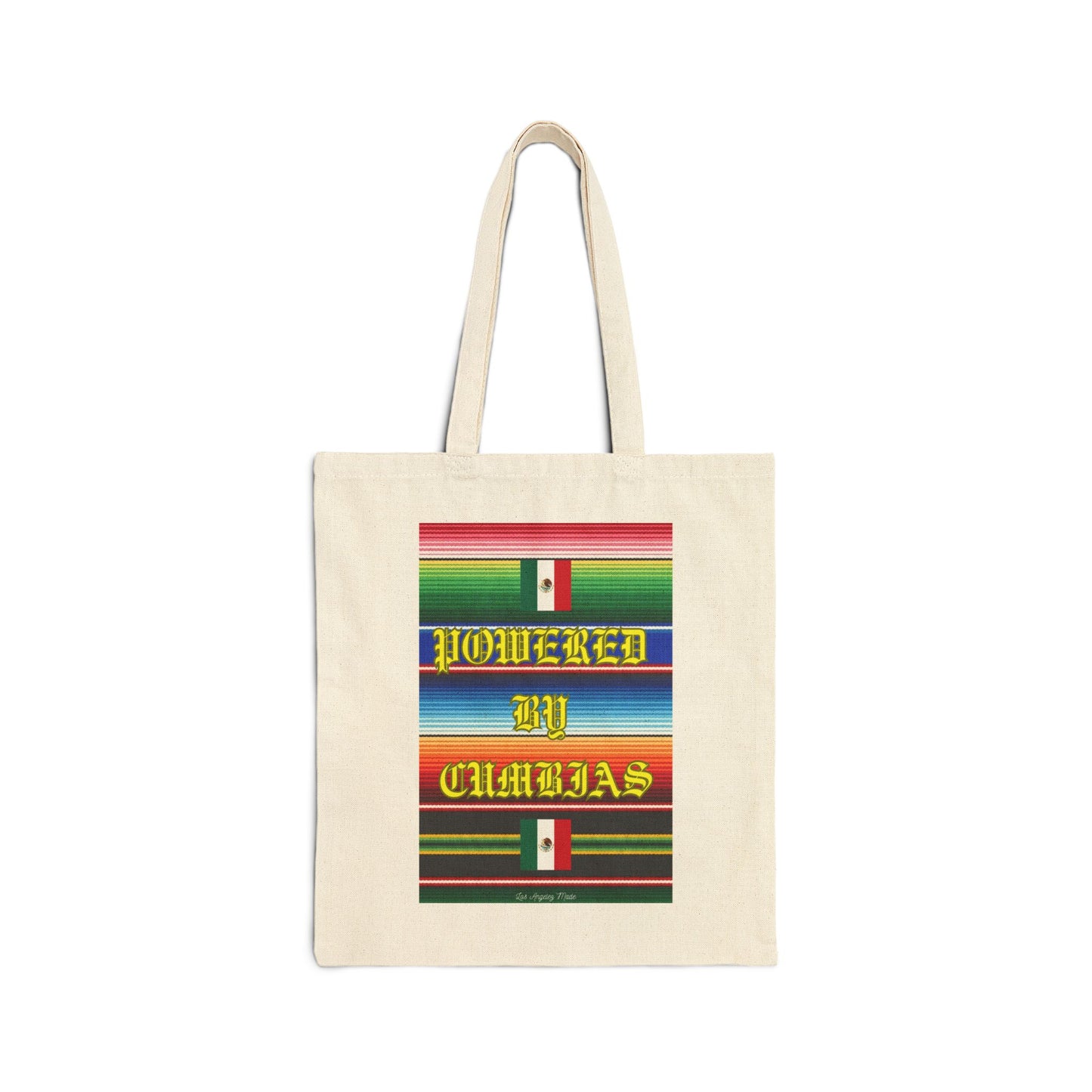 Los Angelez Made x ''Powered by Cumbias'' Canvas Tote Bag