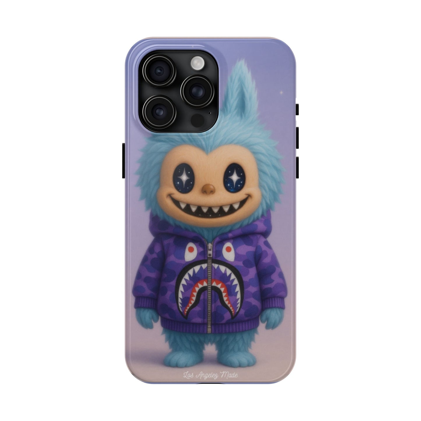 Los Angelez Made x Labubu BAPE Hoodie Tough Phone Case