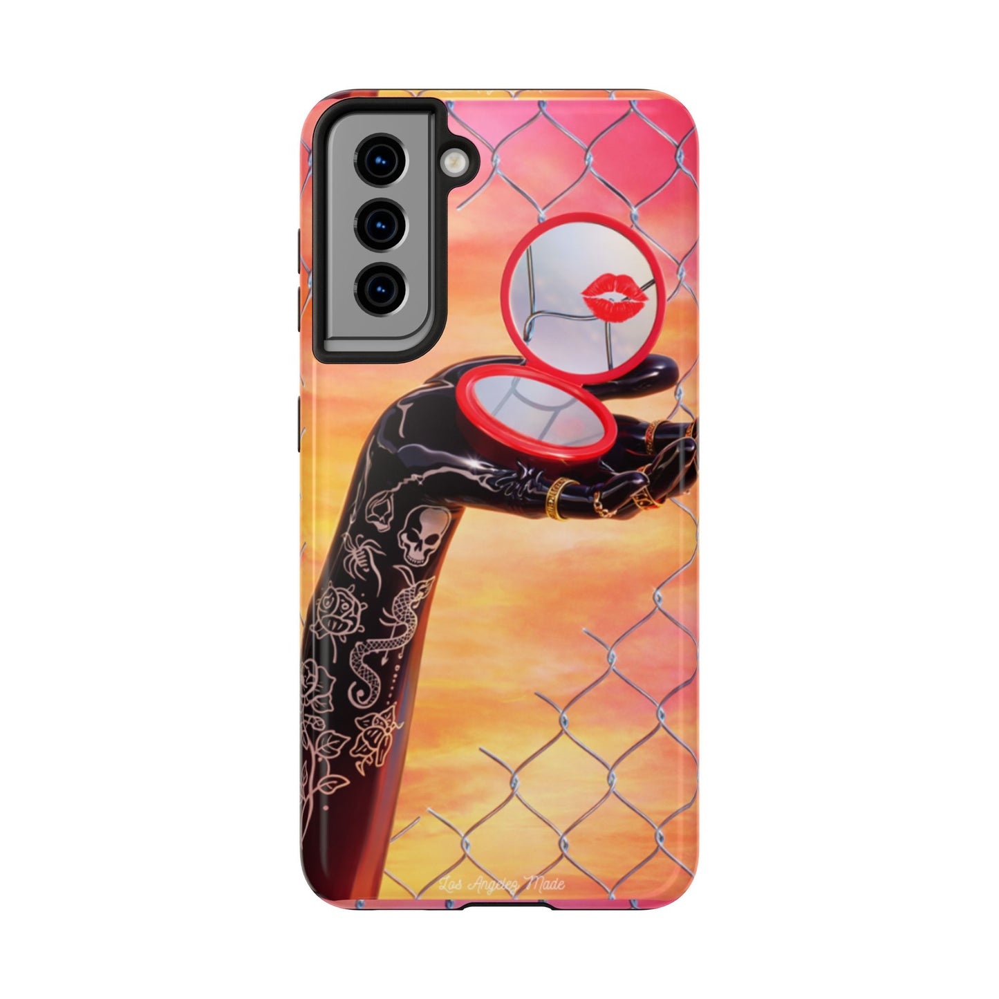 Los Angelez Made x Compact Kiss Tough Phone Case