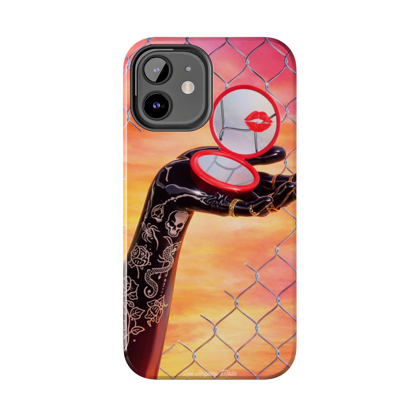 Los Angelez Made x Compact Kiss Tough Phone Case