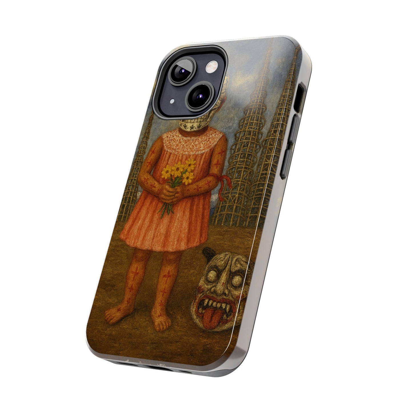 Los Angelez Made x Girl With Death Mask Tough Phone Case