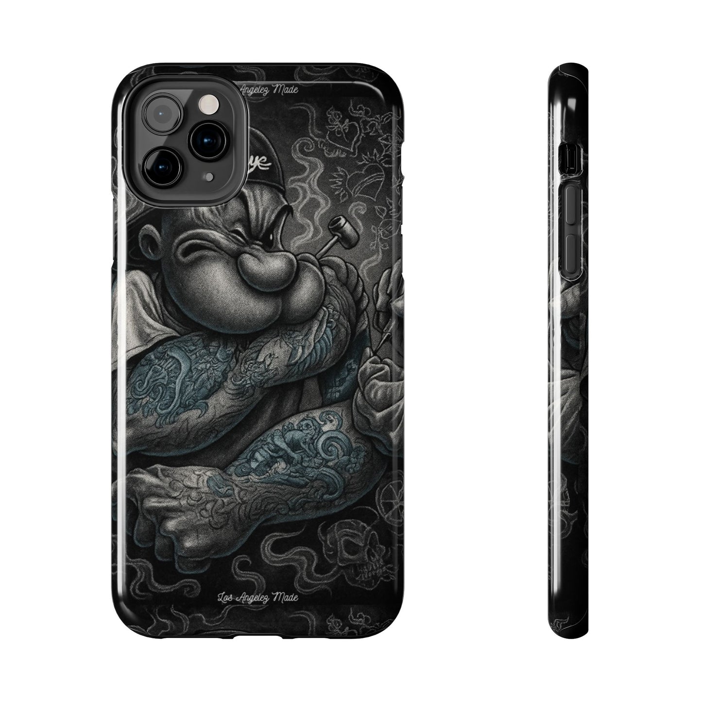 Los Angelez Made x Popeye Getting Tatted Tough Phone Case