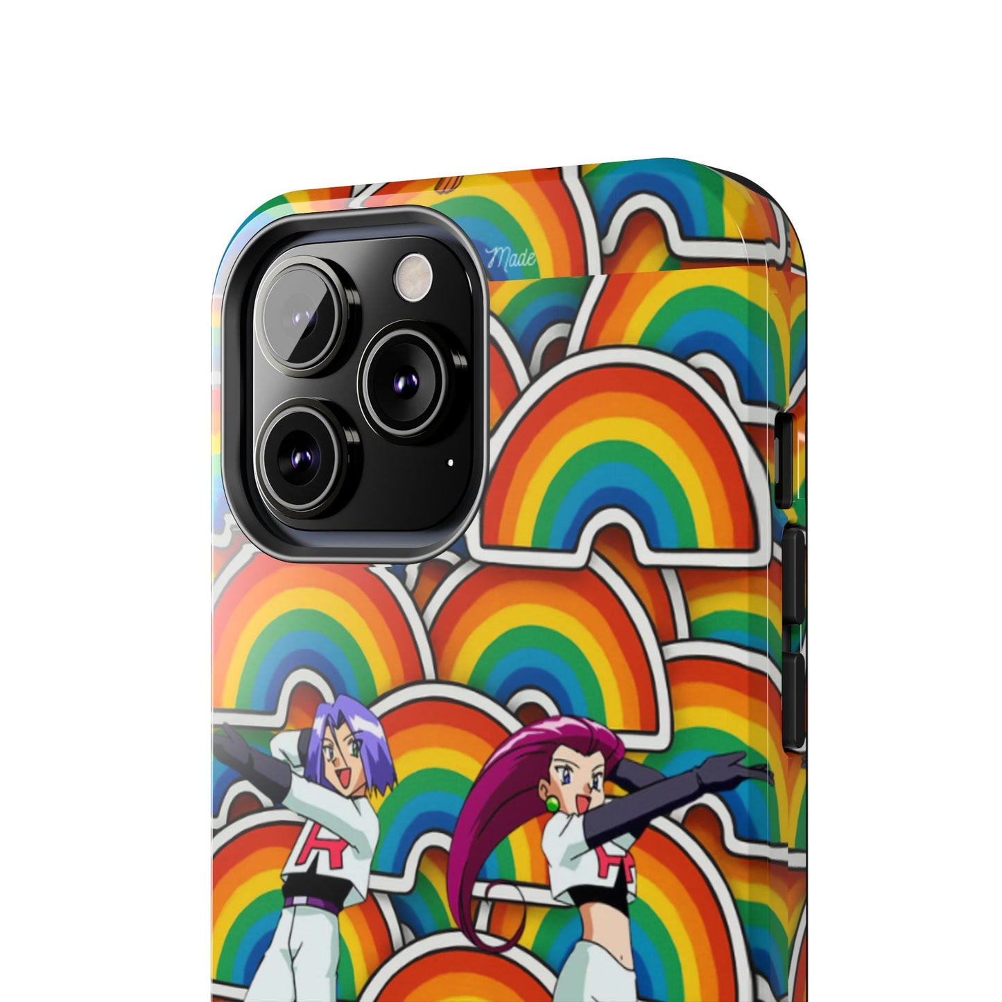 Los Angelez Made x Team Rocket Rainbow Emoji Tough Phone Case