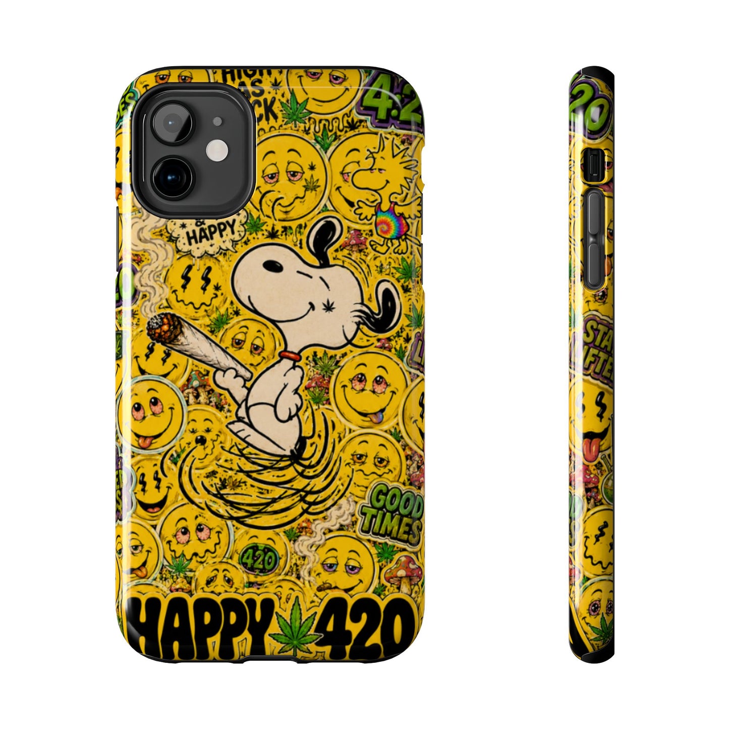 Los Angelez Made x 420 Happy Snoopy Tough Phone Case