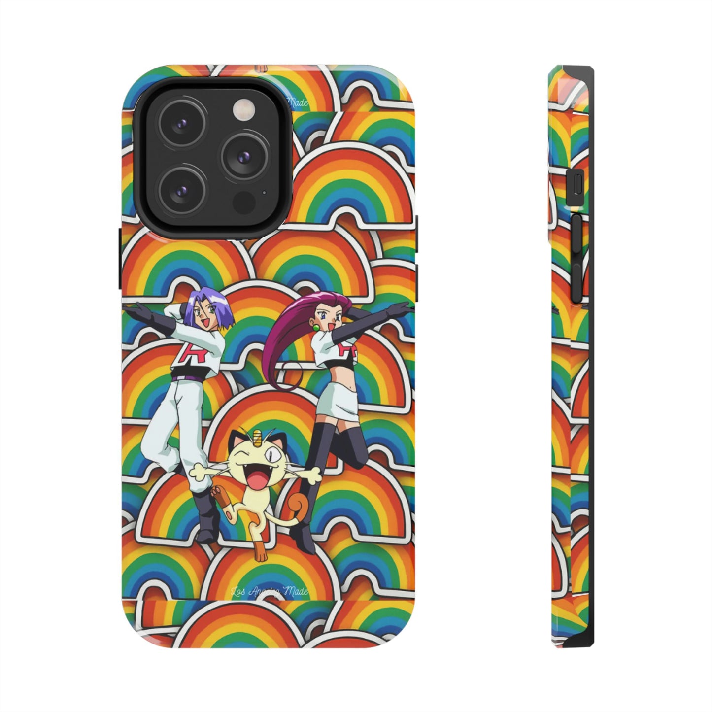 Los Angelez Made x Team Rocket Rainbow Emoji Tough Phone Case