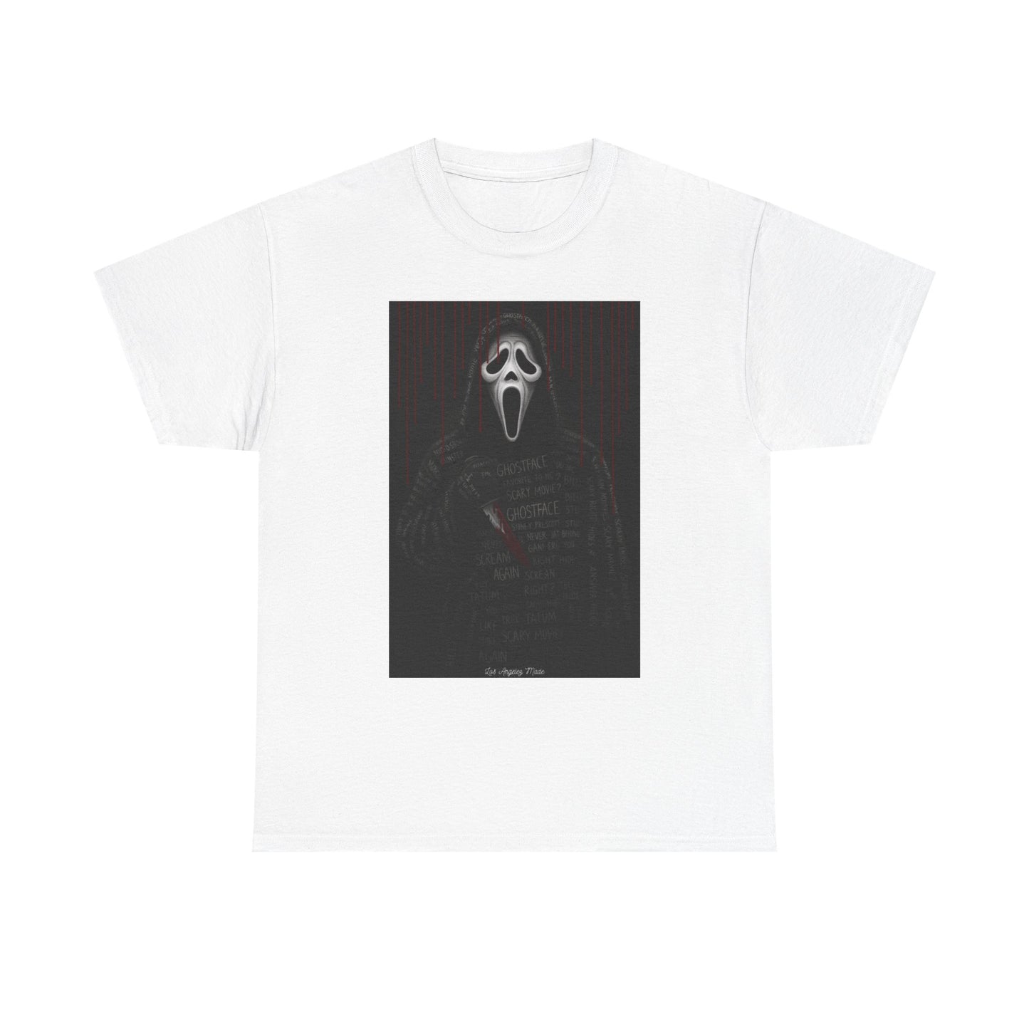Los Angelez Made x Scream Ghostface Unisex Heavy Cotton T-Shirt