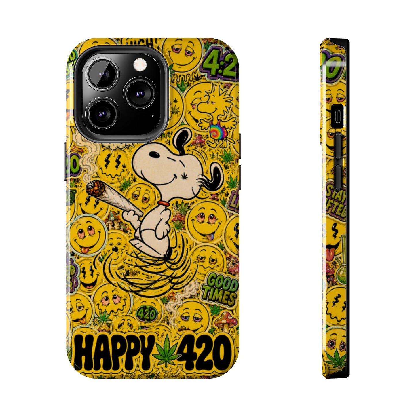Los Angelez Made x 420 Happy Snoopy Tough Phone Case