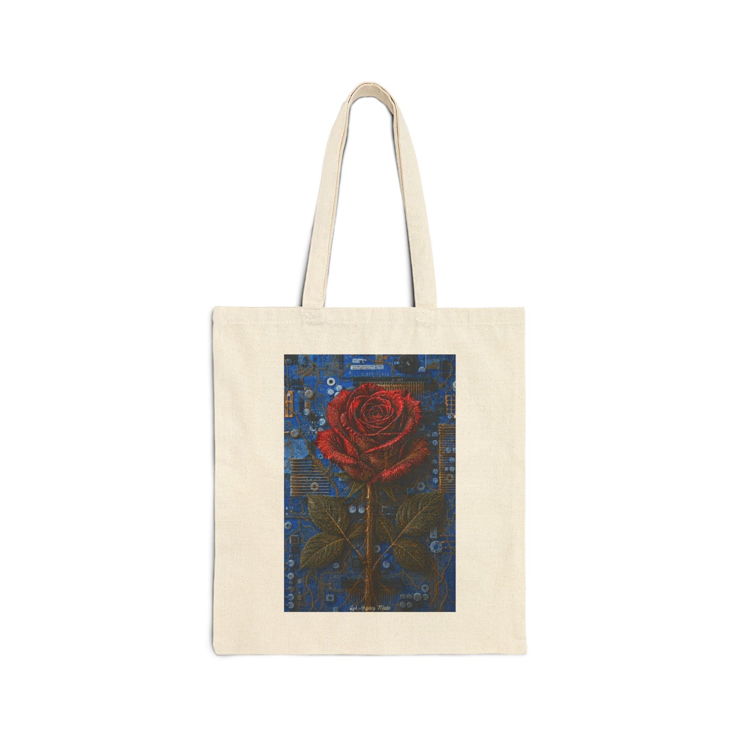 Los Angelez Made x Wired Bloom Canvas Tote Bag