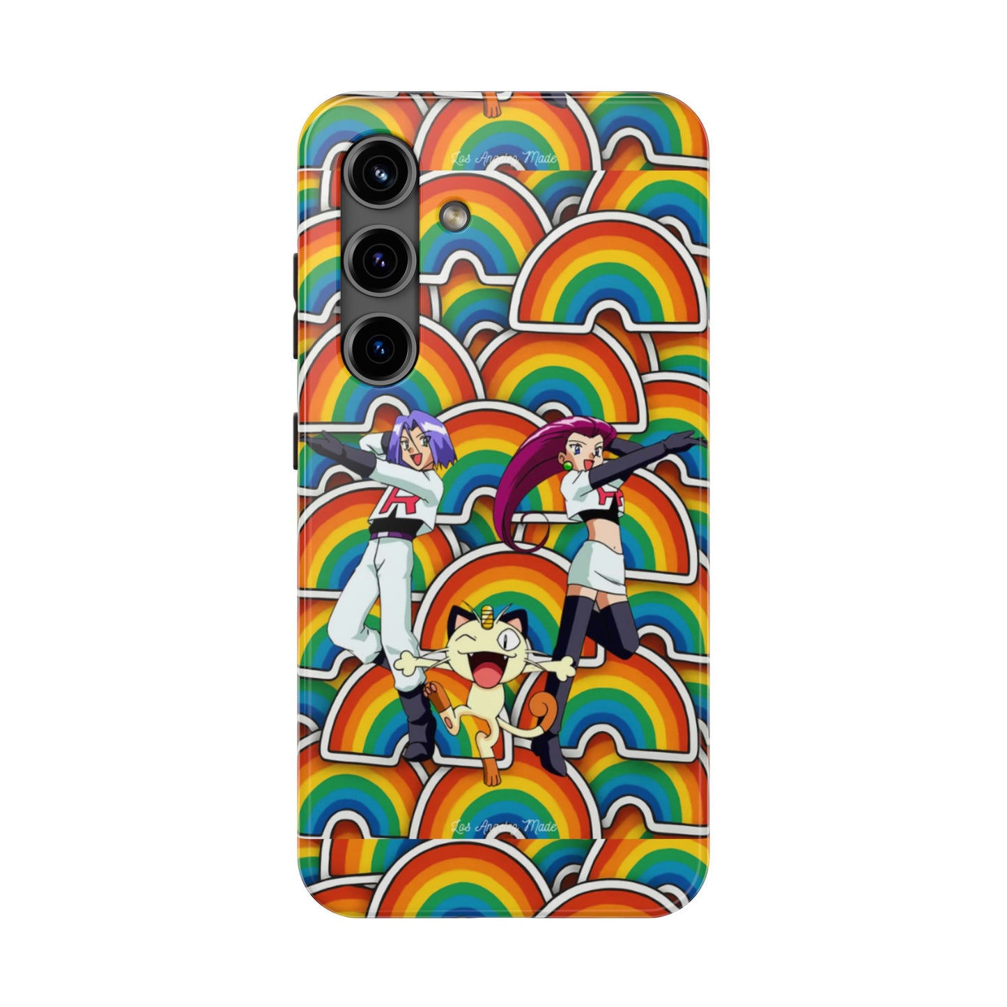Los Angelez Made x Team Rocket Rainbow Emoji Tough Phone Case