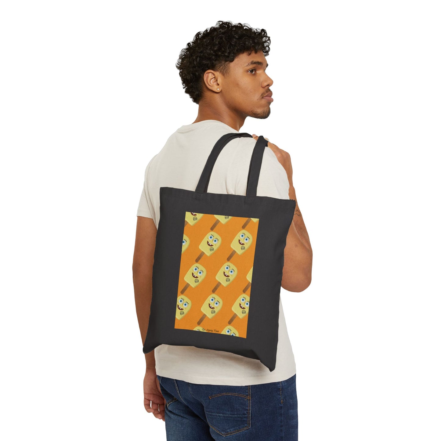 Los Angelez Made x Spongebob Popsicle Canvas Tote Bag