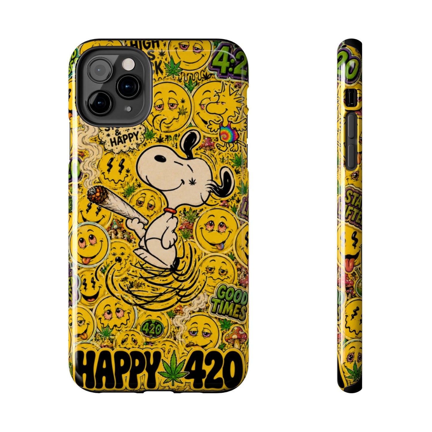 Los Angelez Made x 420 Happy Snoopy Tough Phone Case