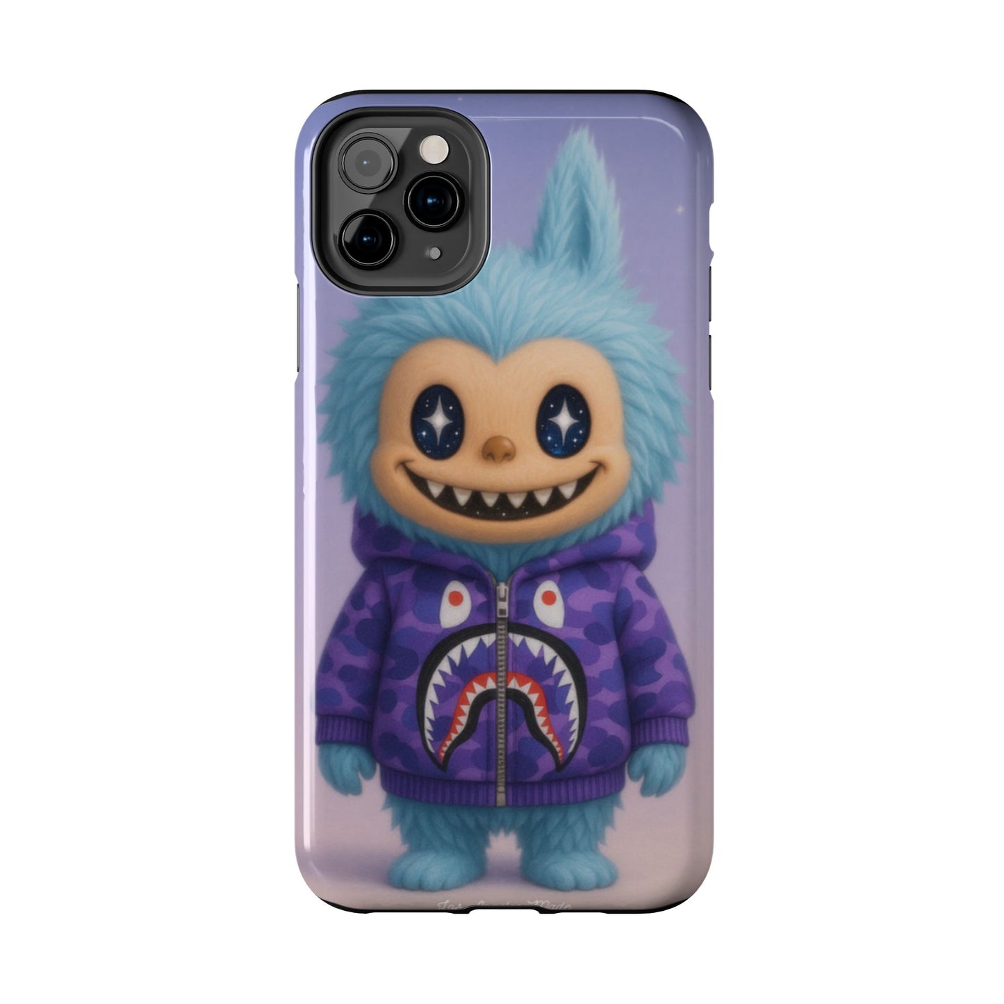 Los Angelez Made x Labubu BAPE Hoodie Tough Phone Case