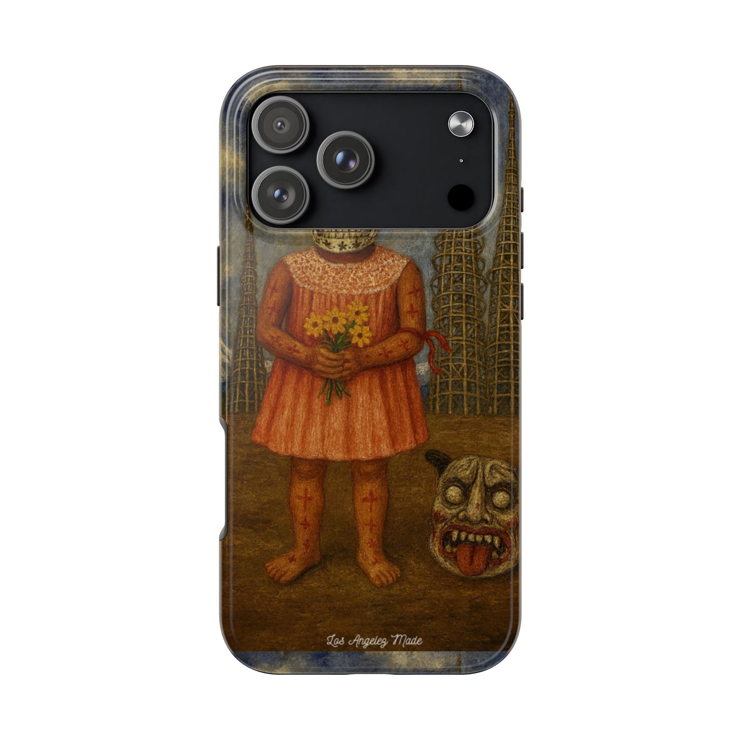 Los Angelez Made x Girl With Death Mask Tough Phone Case