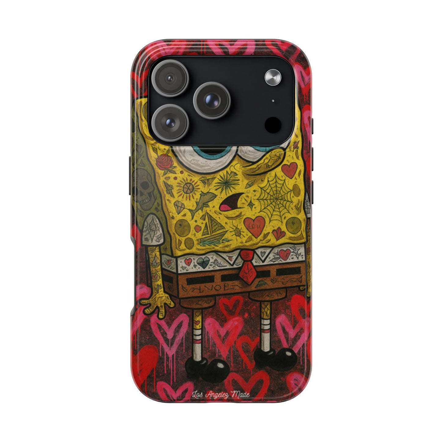 Los Angelez Made x Tatted Spongebob Tough Phone Case